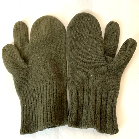 Vintage ‘65 Mittens Military Trigger Finger Glove Leather L USA W/ Wool Liners. - Picture 9 of 11